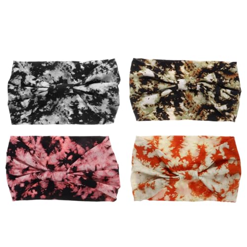 Supvox 4stücke Elastische Sport-stirnbänder Für Damen Schweißableitend Rutschfeste Stirnbänder Für Training Laufen Yoga Tennis von Supvox
