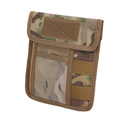 Supvox wasserdichte Outdoor Kartenetui mit Trageschlaufe Camouflage Ausweistasche für Reiseunterlagen Multifunktionale Mobile Phone Bag Kompakt und Leicht für Wandern und Alltag von Supvox