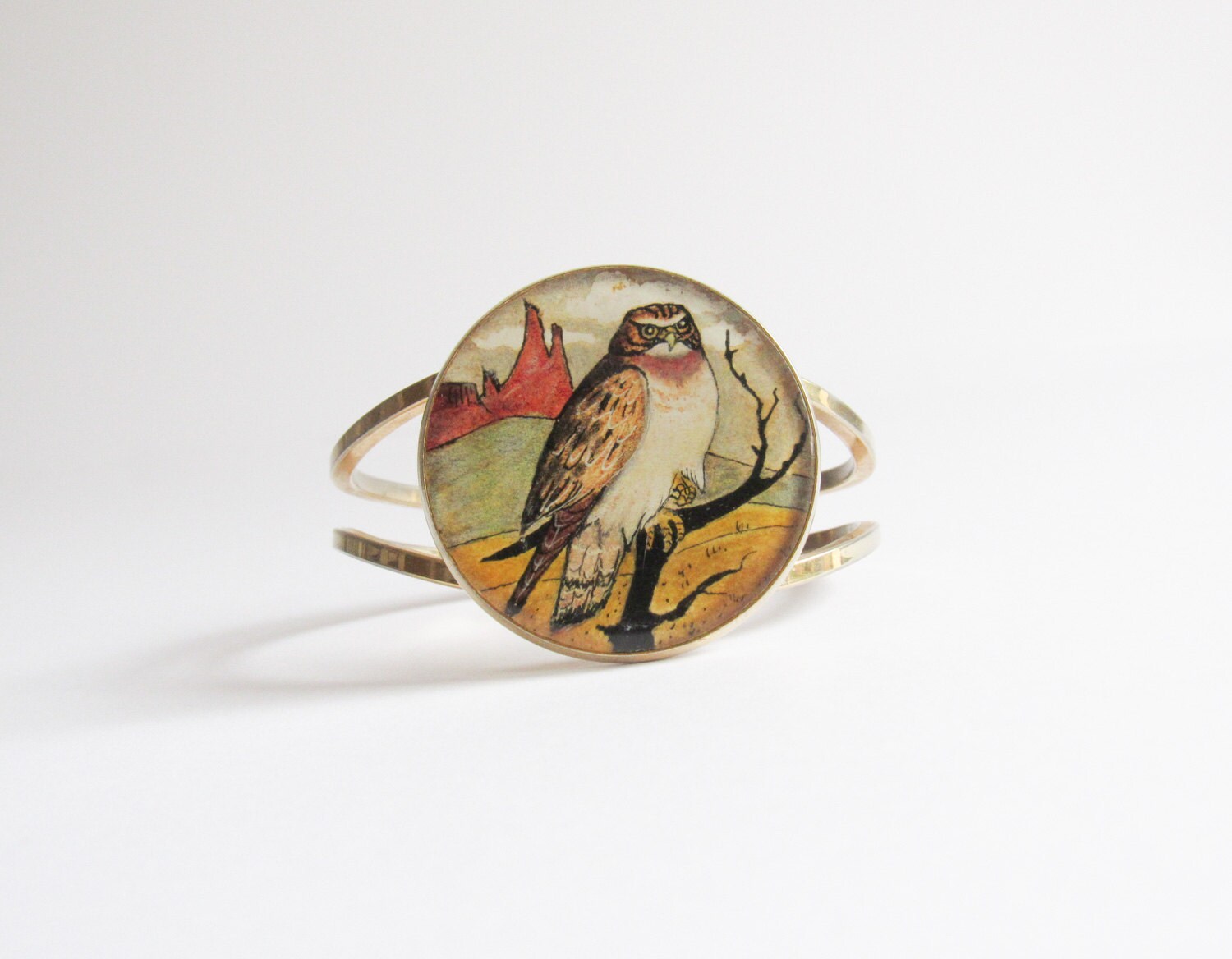 Eule Vintage Armband/Mit Klemmer Cameo Gold Eule Vintage Armband/Mit Klemmer Cameo Gold von SurLhistoire
