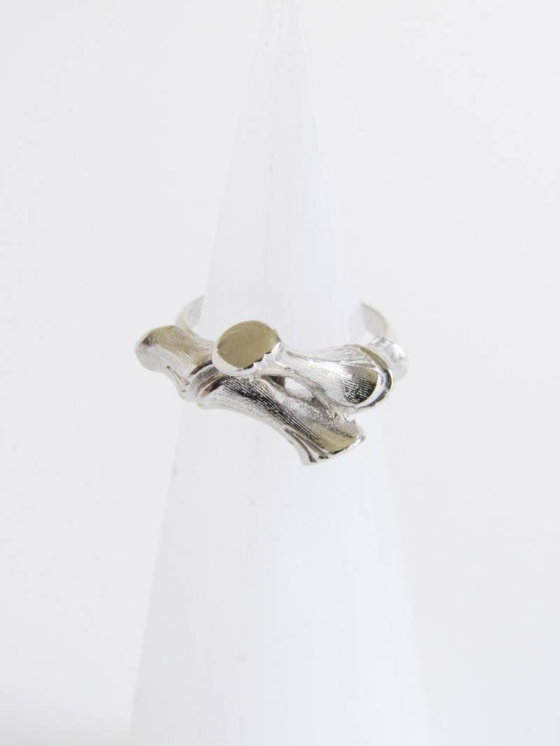 Vintage Silber Bambus Ring Von Sarah Coventry Größe 6 - 7/Einstellbar Vintage Silber Bambus Ring Von Sarah Coventry Größe 6 - 7/Einstellbar von SurLhistoire