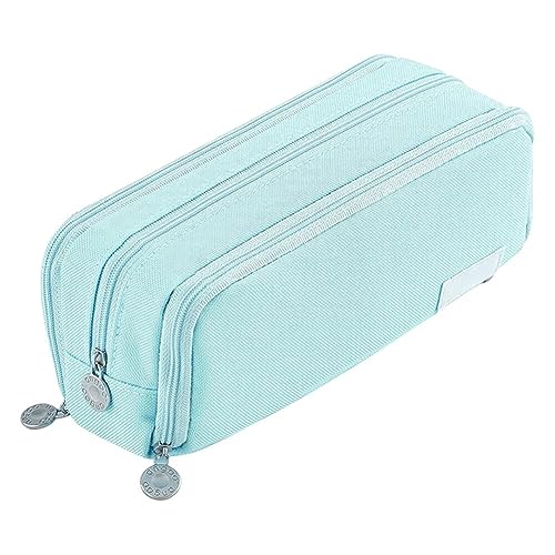 Federmäppchen Mädchen Teenager,Große Kapazität Mäppchen,2 Fächer Pencil Cases,Mäppchen Teenager,Langlebig Federtaschen,Pencil Case Etui Stifte Bleistifttasche für Schule & Büro Blau von Surakey