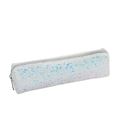 Glitzer Pailletten Federmäppchen Federtaschen Teenager Mädchen Mäppchen Etui Stifte,Klein Tragbare Schreibwaren Tasche Stiftetasche Kosmetik Organizer Tasche Federtasche Pencil Case Teenager Studenten von Surakey