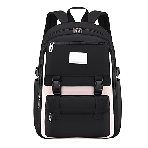 Schulrucksack Schultaschen für Mädchen Teenager, Casual Canvas Rucksack Damen Freizeitrucksack Daypacks Backpack für Mädchen Jungen Teenager Laptop Rucksack Outdoor Reisetasche von Surakey