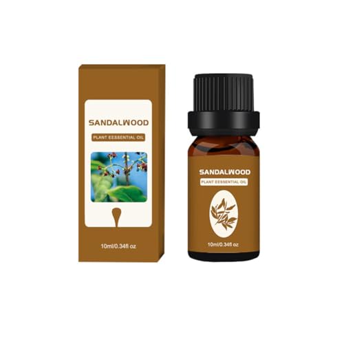 Surakey 10ml Ätherische Öle für Diffuser,Ätherisches Sandaleöl Natürliches organisches Kirschblütenöl für Haut Körper Haarpflege,Diffuser, Kerze,Seife,DIY,Massage Aroma von Surakey