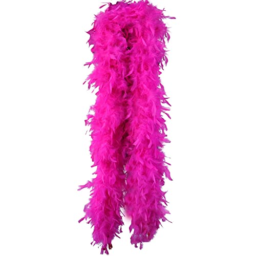 Surakey Flauschige Federboa zum Basteln, Federboa,Länge 200cm,Feder-Schal,Turkeyfeder Verkleidungszubehör,Halloween-Handwerk,Hochzeitsdekoration,Federstola Federschal Kostüm Karneval Mottoparty,Rosa Surakey Flauschige Federboa zum Basteln, Federboa,Länge 200cm,Feder-Schal,Turkeyfeder Verkleidungszubehör,Halloween-Handwerk,Hochzeitsdekoration,Federstola Federschal Kostüm Karneval Mottoparty,Rosa von Surakey