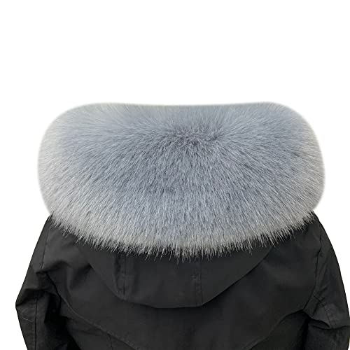 Surakey Pelzkragen Damen,Fellkragen für Kapuze,Fauxpelzkragen Pelzschal Pelz Winter Warmer Schal,Fellkragen Stolen Kunstpelz Fellimitat Fuchs Kunstpelz Fell Kragen für Kapuze Wintermantel mit Knöpfen Surakey Pelzkragen Damen,Fellkragen für Kapuze,Fauxpelzkragen Pelzschal Pelz Winter Warmer Schal,Fellkragen Stolen Kunstpelz Fellimitat Fuchs Kunstpelz Fell Kragen für Kapuze Wintermantel mit Knöpfen von Surakey