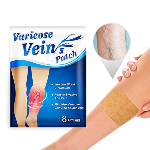 Surakey Varicose Veins Patch, Krampfadern Patch, Spider Leg Repair Patch, Krampfadern und Besenreiser Entfernen, Verbesserung der Durchblutung,Krampfadern Pad für Beine,Aufkleber gegen Krampfadern von Surakey