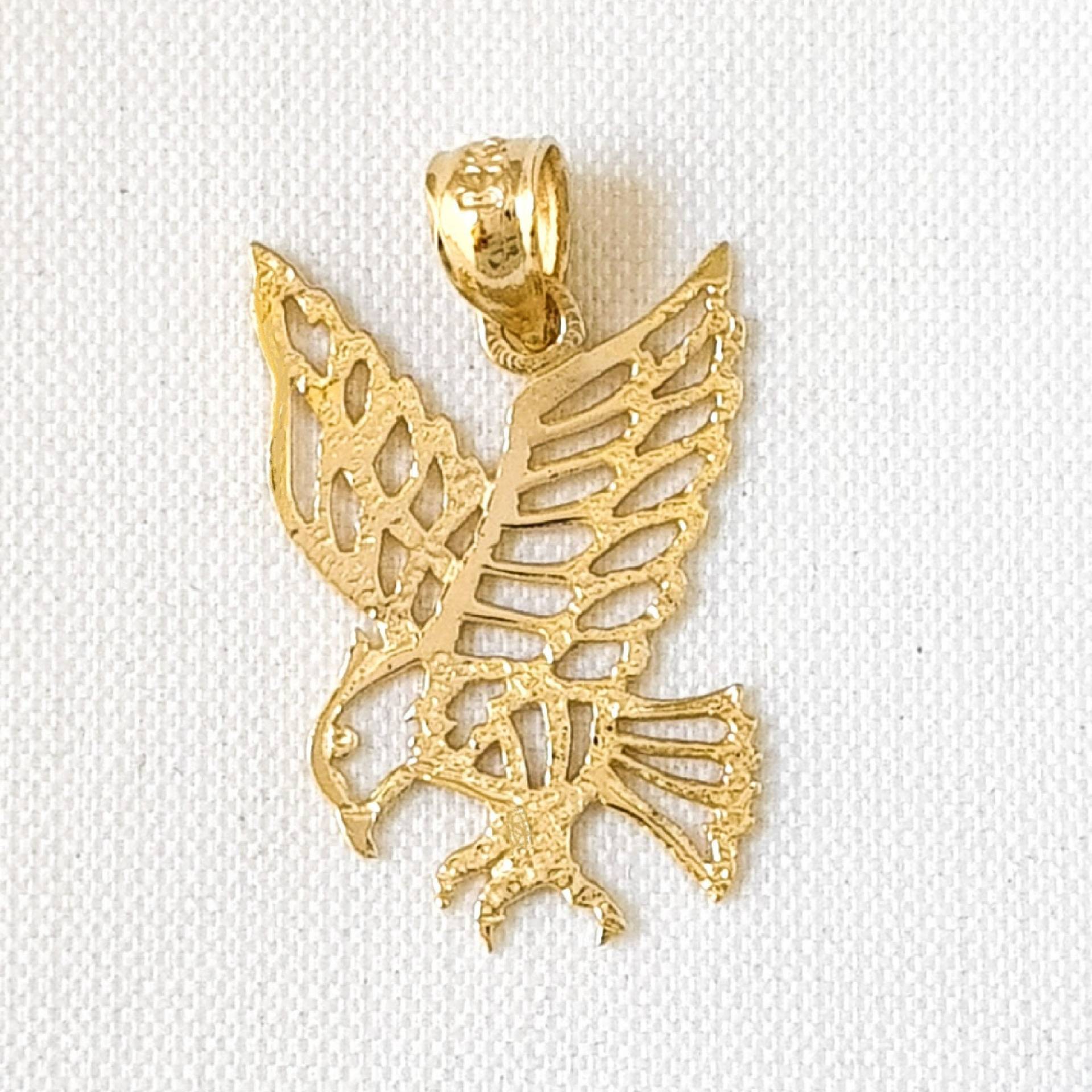 14K Gelbgold Adler Anhänger von SuranoDesign