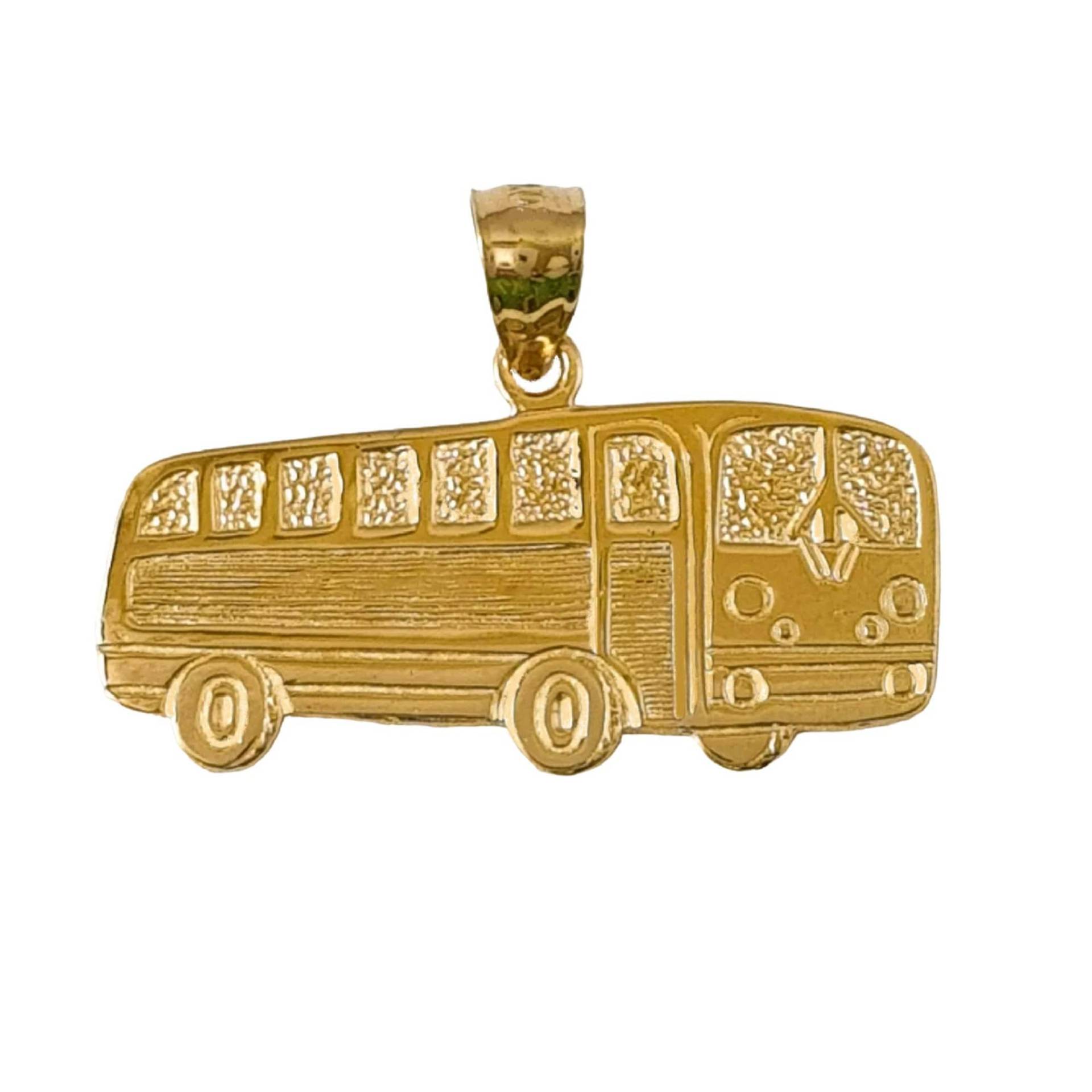 14K Gelbgold Bus Anhänger von SuranoDesign