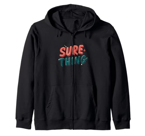 Cool Sure Thing Rede Emblem für Erwachsene und Kinder Kapuzenjacke von Sure Thing Outfit