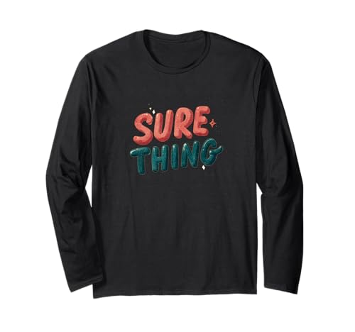 Cool Sure Thing Rede Emblem für Erwachsene und Kinder Langarmshirt von Sure Thing Outfit