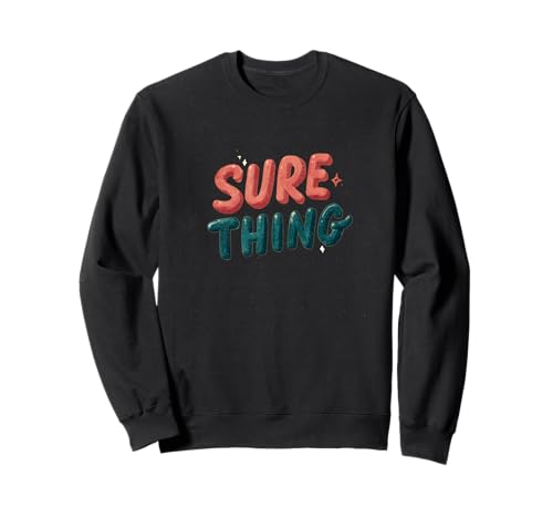 Cool Sure Thing Rede Emblem für Erwachsene und Kinder Sweatshirt von Sure Thing Outfit