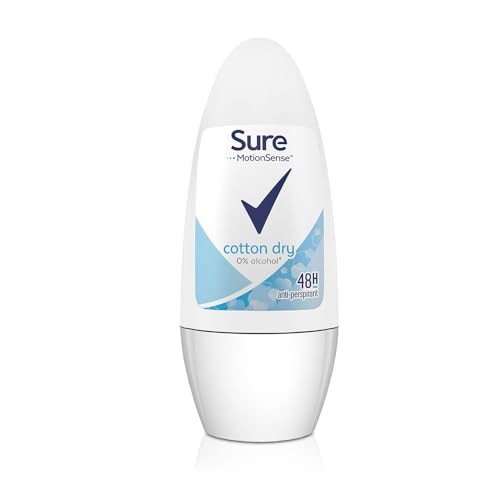 Sure Damen Cotton Dry Anti-Transpirant Roll-On Deodorant, 50 ml von Sure