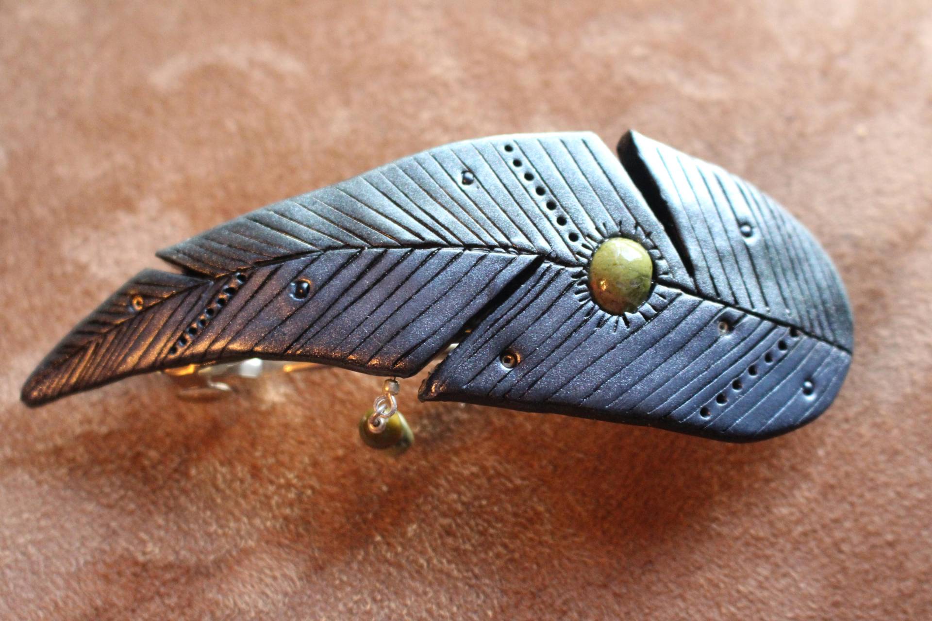 Fimo Und Edelstein Haarspange, Haar Accessoire, Ooak Clay Boho Ton Schnäppchen Dekor, Einzigartiges Geschenk, Muttertag Fimo Und Edelstein Haarspange, Haar Accessoire, Ooak Clay Boho Ton Schnäppchen Dekor, Einzigartiges Geschenk, Muttertag von SurelyOriginal