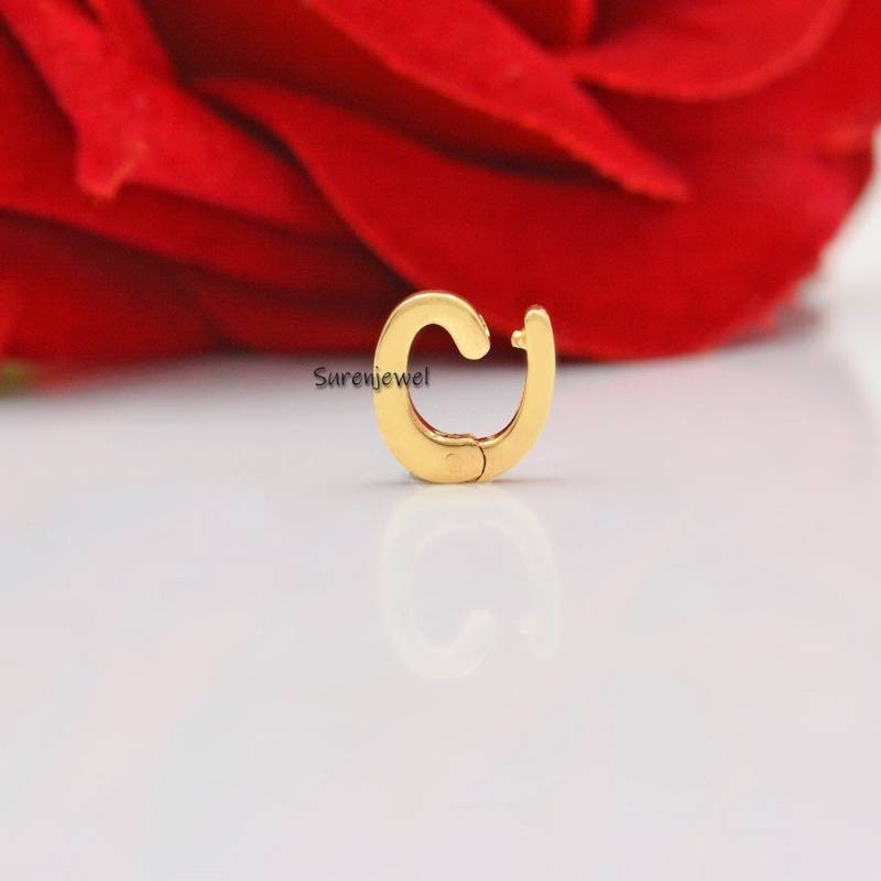 Solid 14K Gold Charm Halter, Enhancer Stecker, Mehrere Charm, Multi Goldenhancer von Surenjewels