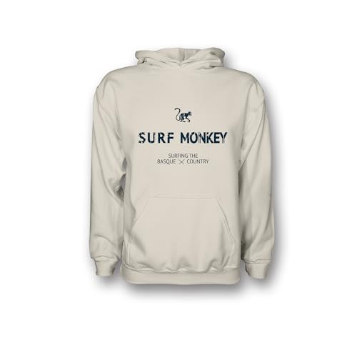 DRESSED IN MUSIC PLAY WITH ME Hoodie Ökologisches Sweatshirt mit Kapuze für Herren/Damen - Bio-Baumwolle Gots Surf Monkey®, Apfelgrün, M von Surf Monkey