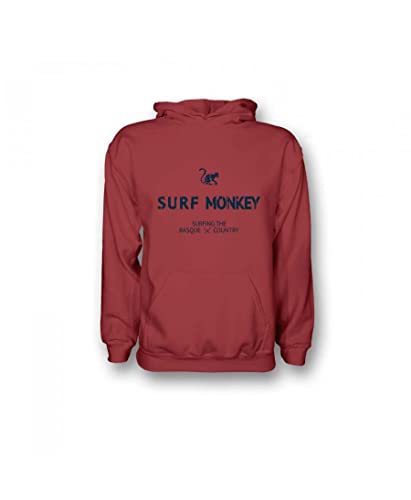 DRESSED IN MUSIC PLAY WITH ME Hoodie Ökologisches Sweatshirt mit Kapuze für Herren/Damen - Bio-Baumwolle Gots Surf Monkey®, Erde, M von DRESSED IN MUSIC PLAY WITH ME
