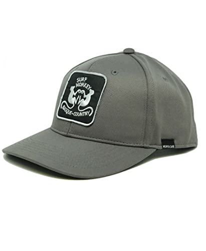 SURF MONKEY Recycled Sport Cap Technische Schnelltrocknende Kappe, grau, 54 von Surf Monkey