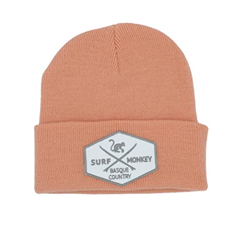 Dressed IN Music Play with ME, Surf Monkey®, Mütze mit Saum für Herren/Damen, Einheitsgröße, Lachs, One Size von Surf Monkey