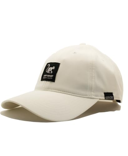 Monkey® Sportmütze Surf – 100 % recycelt – Einheitsgröße – wasserdicht – UPF50, weiß, One size von Surf Monkey