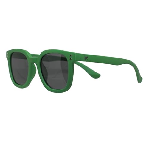 SURF MONKEY POLARISIERTE Sonnenbrille Junge/Mädchen | UV400-Schutz 100% UVA- und UVB-Strahlen sicher | BPA-frei | 3 – 12 Jahre (grün) von Surf Monkey