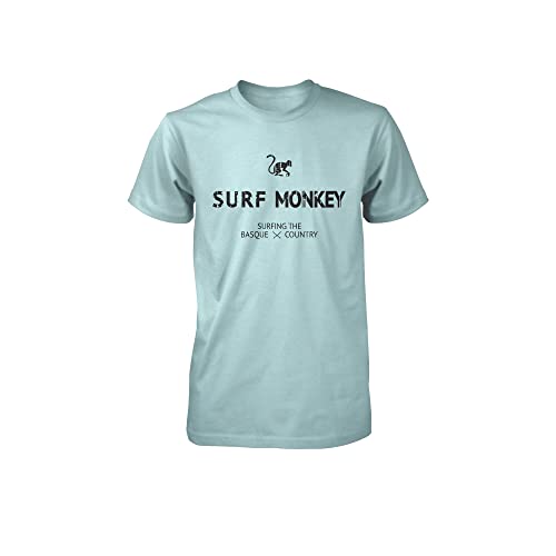 SURF MONKEY T-Shirt aus Bio-Baumwolle, Himmel, XL von Surf Monkey
