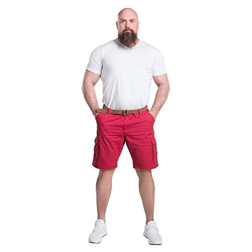 Surf Paradise Cargo Bermuda in Größe 74 I Kurze Hose in Rot für Herren I Kurze Shorts mit Taschen I Cargo-Shorts mit geflochtenem Gürtel I 100% Baumwolle für hohen Surf Paradise Cargo Bermuda in Größe 74 I Kurze Hose in Rot für Herren I Kurze Shorts mit Taschen I Cargo-Shorts mit geflochtenem Gürtel I 100% Baumwolle für hohen von Surf Paradise