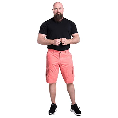 Surf Paradise Cargo-Shorts Herren I Regular Fit I Männer Shorts mit schlichtem Design in Koralle I Cargohose Herren mit 6 Taschen I Kurze Hosen Herren I Bermuda aus 100% Baumwolle Surf Paradise Cargo-Shorts Herren I Regular Fit I Männer Shorts mit schlichtem Design in Koralle I Cargohose Herren mit 6 Taschen I Kurze Hosen Herren I Bermuda aus 100% Baumwolle von Surf Paradise