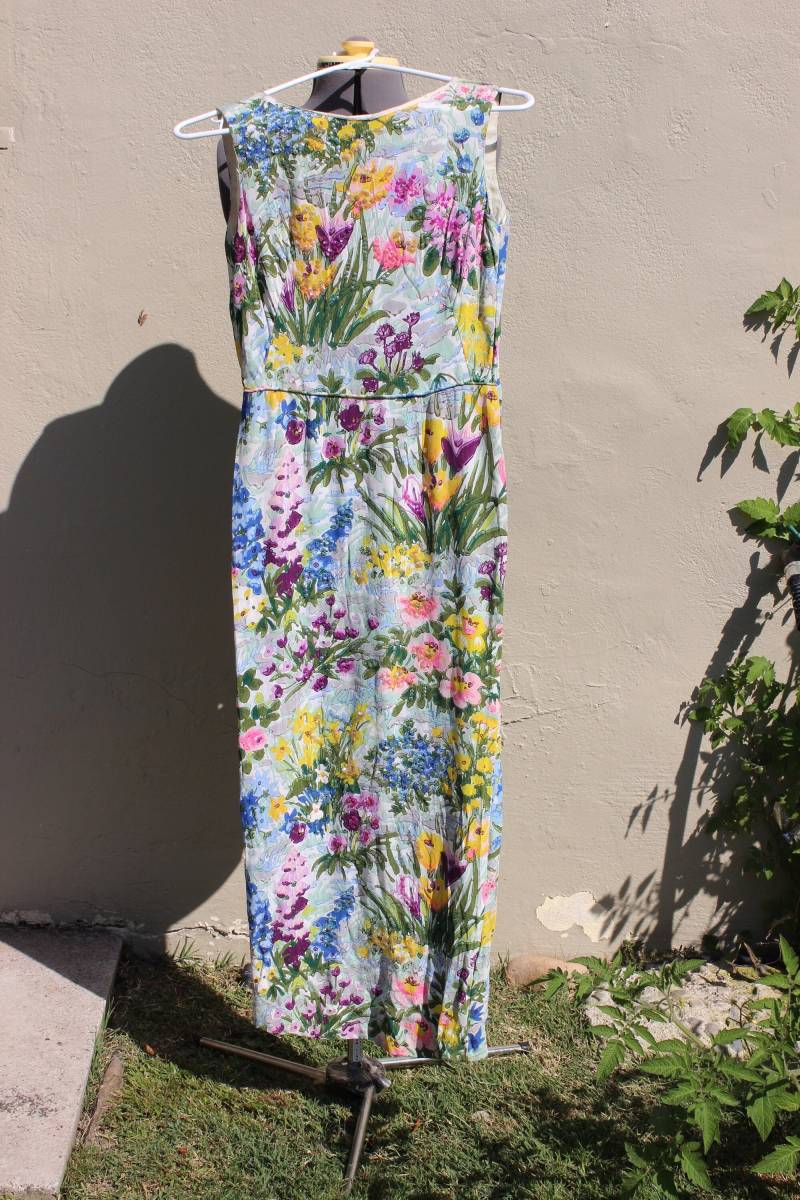 50Er Jahre Vintage Kleid. Echtes Handgemachtes Florales Volup. Retro Pin Up von SurfGirlVintageCali