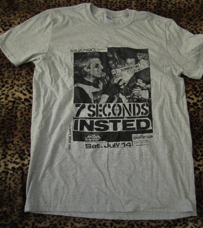 7 Seconds, Insted, Old School Flyer T-Shirt 7 Seconds, Insted, Old School Flyer T-Shirt von SurfandDestroy