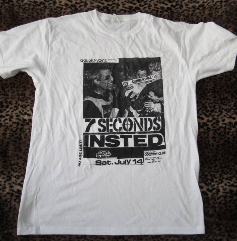 7 Seconds, Insted, Old School Flyer T-Shirt 7 Seconds, Insted, Old School Flyer T-Shirt von SurfandDestroy