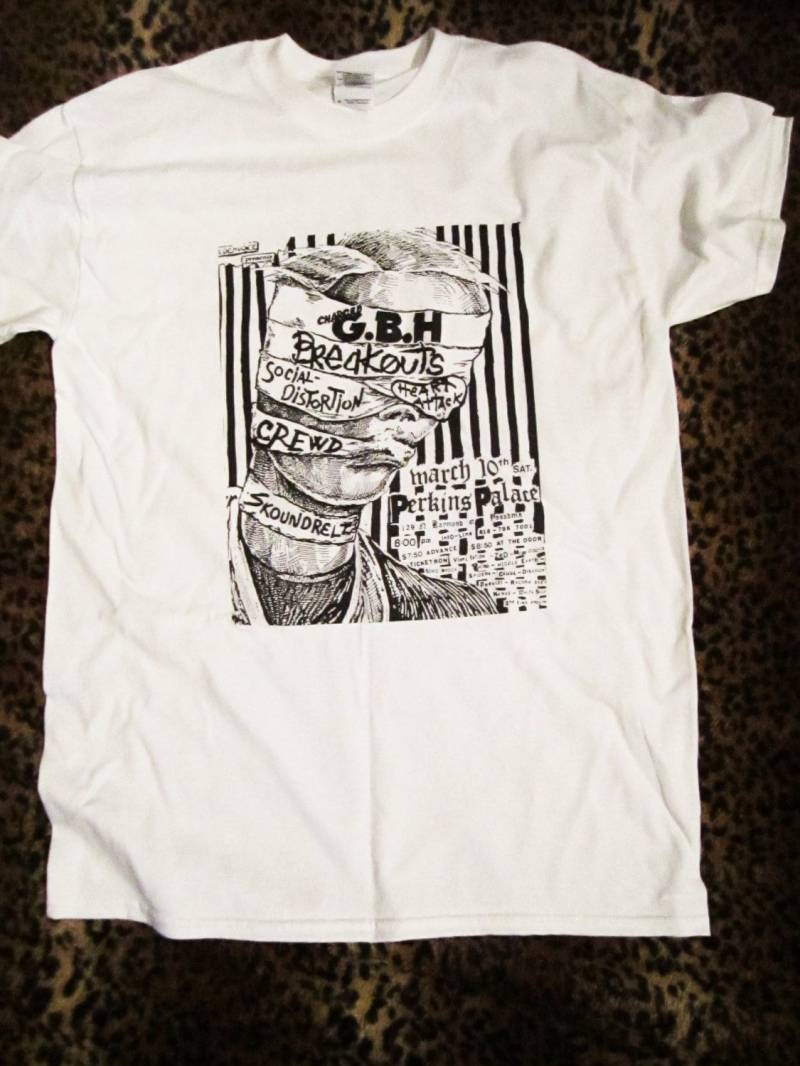 Gbh Vintage 1980Er Punk Rock Flyer T-Shirt Gbh Vintage 1980Er Punk Rock Flyer T-Shirt von SurfandDestroy