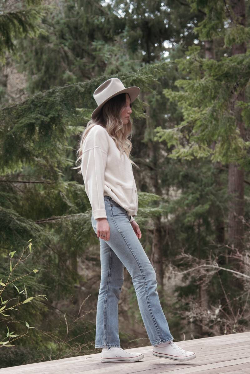 90Er Calvin Klein Cardigan, Ck Bestickter Oversized Baumwoll Strickpullover, Minimalist Friends Boyfriend Chunky Sweater Mit Taschen von SurfandtheCity