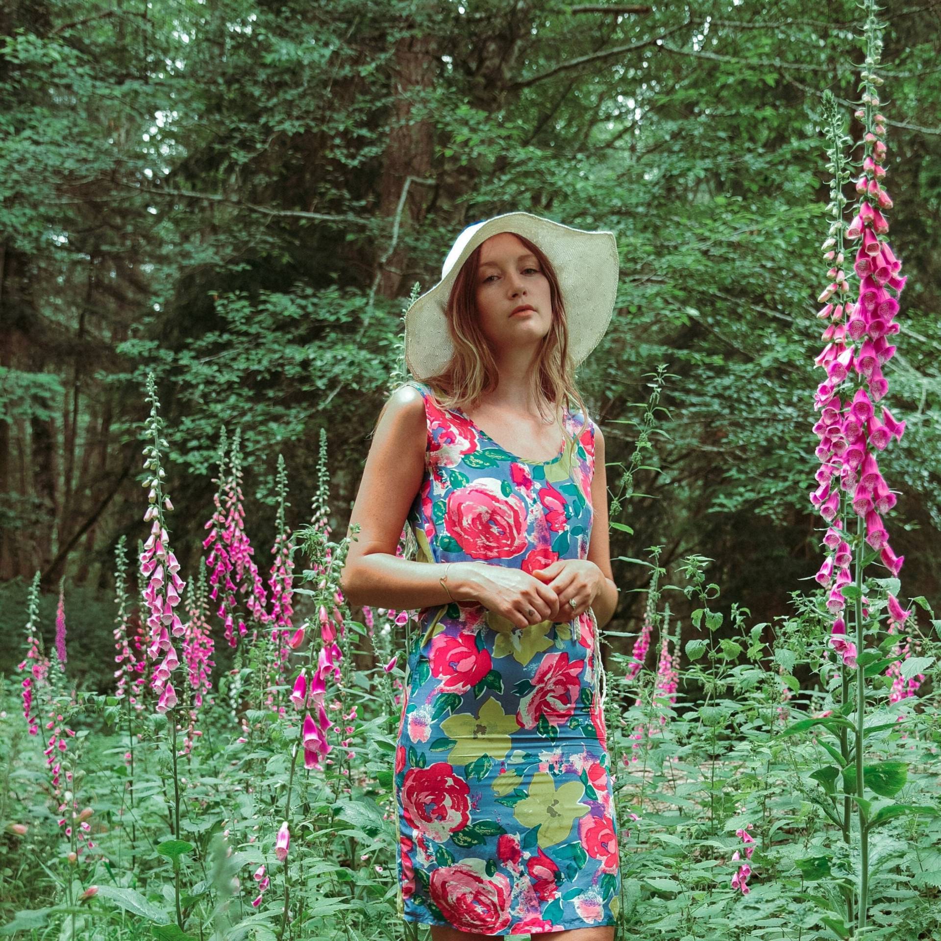 90S Seide Slip Dress | Vintage Aquarell Blumen Dessous Babydoll Sommer Boho Mini Abstrakte Rose Pfingstrose Narzisse Tulpe Nachthemd von SurfandtheCity