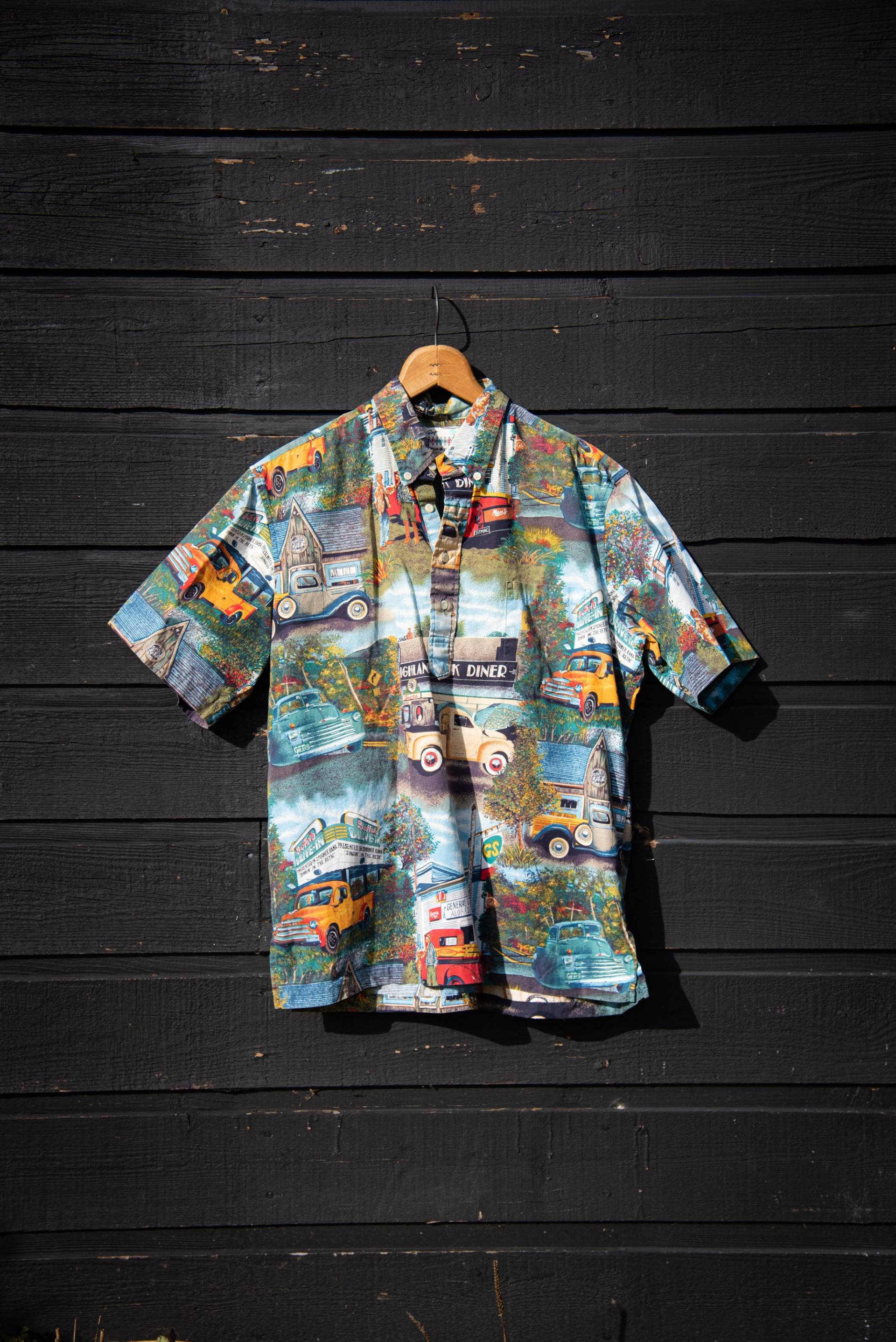 Vintage Reyn Löffel Hawaii Hemd American Classics Herren Groß 1950Er Lkw Drive-In 100% Baumwolle Aloha Shirt | Rockabilly Surf Polo von SurfandtheCity