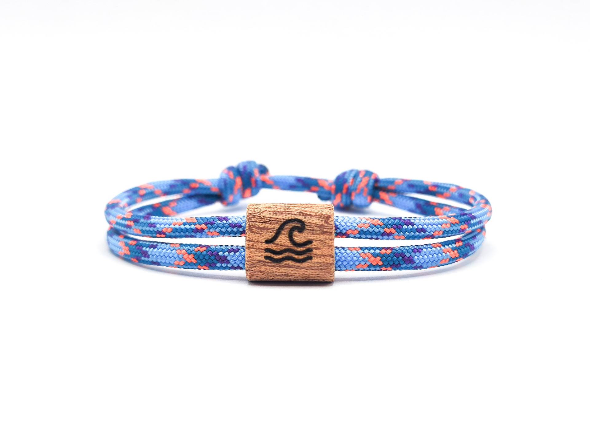 Surfbalance Holzarmband Aus Segeltau Mit Gravur, Minimalistisch, Paracord, Surferarmband, Geschenkidee Surfbalance Holzarmband Aus Segeltau Mit Gravur, Minimalistisch, Paracord, Surferarmband, Geschenkidee von Surfbalance