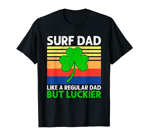 Herren Surf Dad Surfer Daddy Surfing Papa Surfboarding Fathers Day T-Shirt von Surfer Dad Surfing Apparel