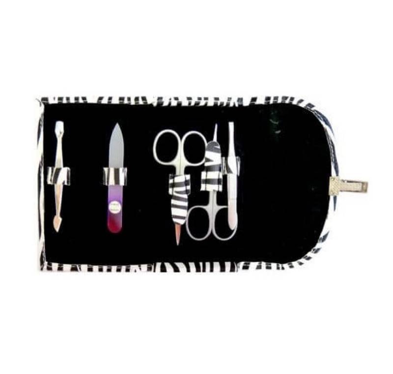 Surgana Nageldesign Zubehör Maniküre-Set Zebra - 5 Werkzeuge Surgana Nageldesign Zubehör Maniküre-Set Zebra - 5 Werkzeuge von Surgana