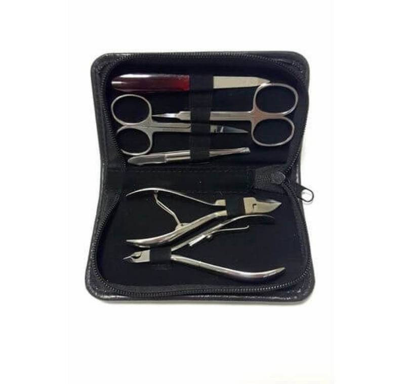 Surgana Nageldesign Zubehör Sterling Maniküreset für Männer - 6 Werkzeuge von Surgana