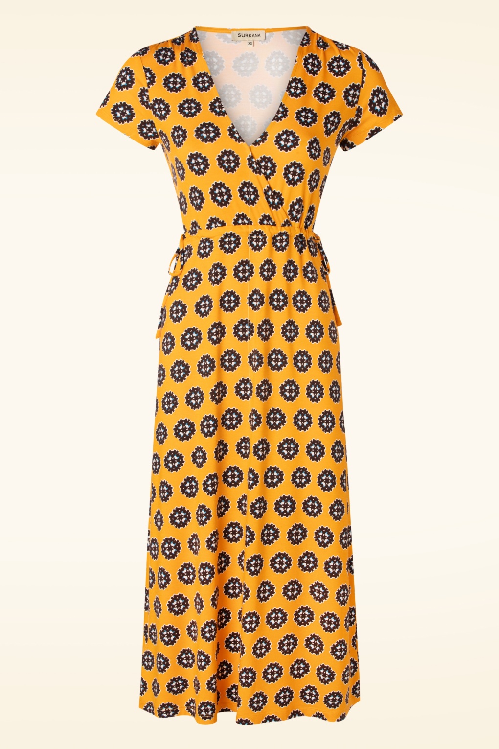 Nylah Kleid in Gelb von Surkana
