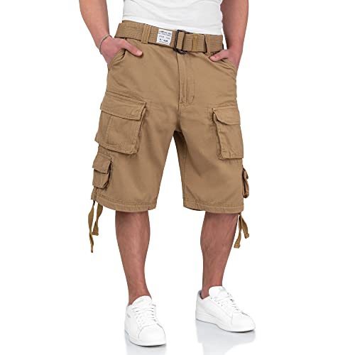 Surplus Division Herren Cargo Shorts, beige, 5XL von Surplus Raw Vintage