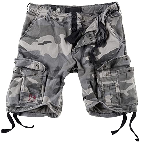 Surplus Raw Vintage Airborne Vintage Herren Cargo Shorts, nightcamo, XL von Surplus Raw Vintage