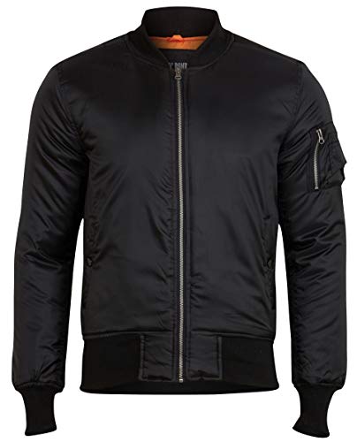 Surplus Raw Vintage Herren Basic Bomberjacke, Oliv, XXL von Surplus Raw Vintage