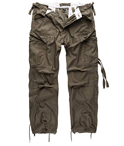 Surplus Raw Vintage Herren Cargo Fatigues Trousers, Oliv, L von Surplus Raw Vintage