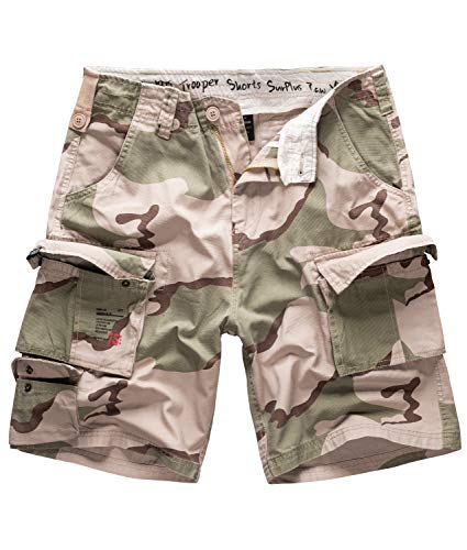 Surplus Raw Vintage Herren Cargo Trooper Shorts, 3-Color-Desert, 6XL Surplus Raw Vintage Herren Cargo Trooper Shorts, 3-Color-Desert, 6XL von Surplus Raw Vintage