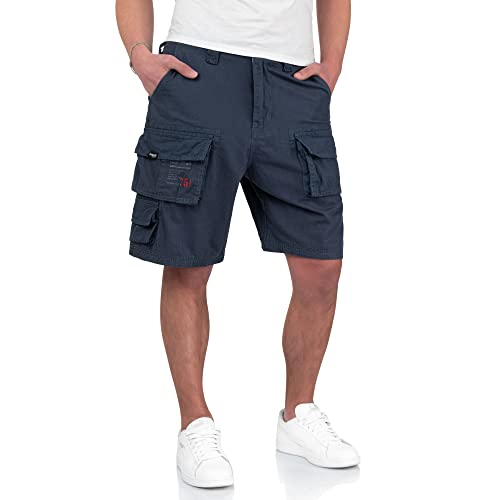 Surplus Raw Vintage Herren Cargo Trooper Shorts, Navy, 3XL von Surplus Raw Vintage