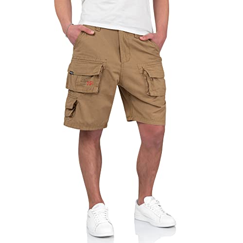 Surplus Raw Vintage Herren Cargo Trooper Shorts, Beige, S von Surplus Raw Vintage