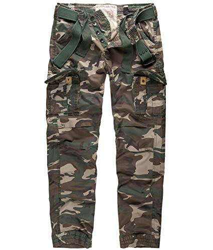 Surplus Raw Vintage Premium Trousers Slimmy, Woodland, XXL von Surplus Raw Vintage