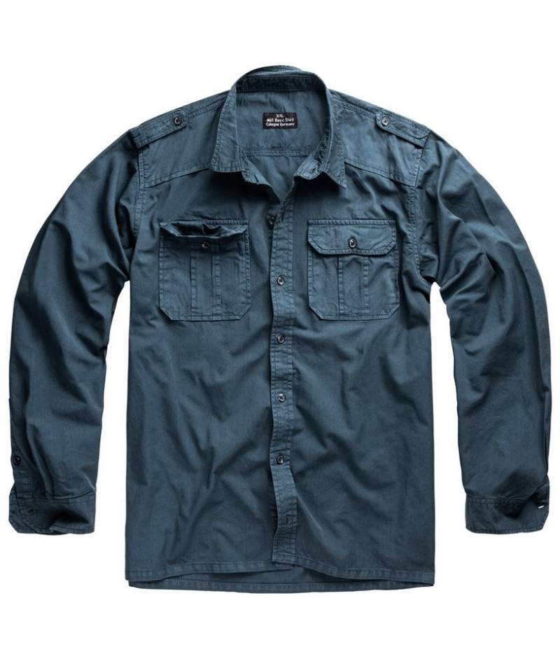 Surplus Raw Vintage Langarmhemd M65 Basic Hemd Langarm navy von Surplus Raw Vintage
