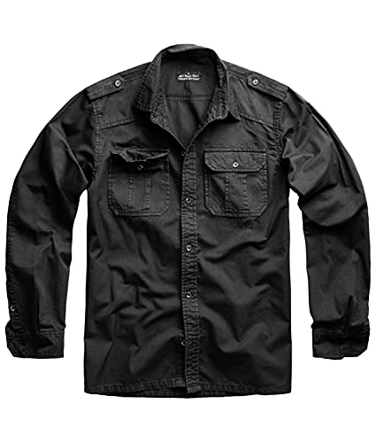 Surplus Raw Vintage M65 Basic Hemd Langarm, schwarz, M Surplus Raw Vintage M65 Basic Hemd Langarm, schwarz, M von Surplus Raw Vintage